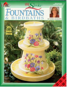 One Stroke Fountains and Birdbaths - Donna Dewberry